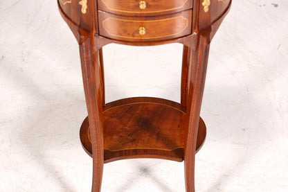 Edler Barock Louis XV Stil Beistelltisch Ablagetisch massiv Kommode Antik Stil