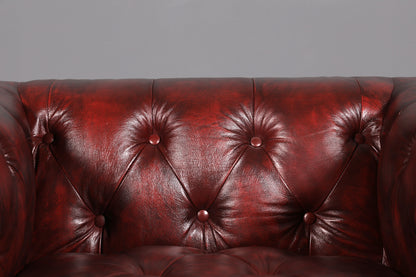 G137 Finish Stilvoller Original Chesterfield Sessel Englischer Armlehnsessel Englisch Herrensessel