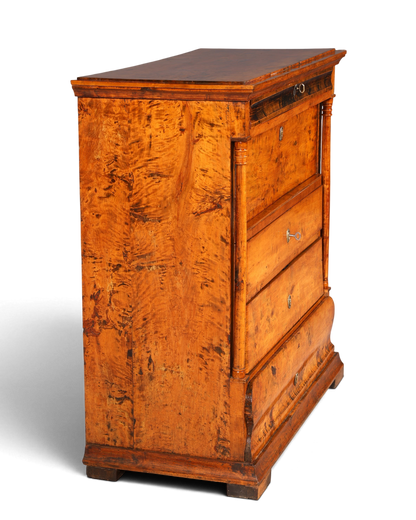 G794 Finish Wunderschöner Original Biedermeier Sekretär um 1860 Englisch Kommode Antik Bürokommode (Kopie)