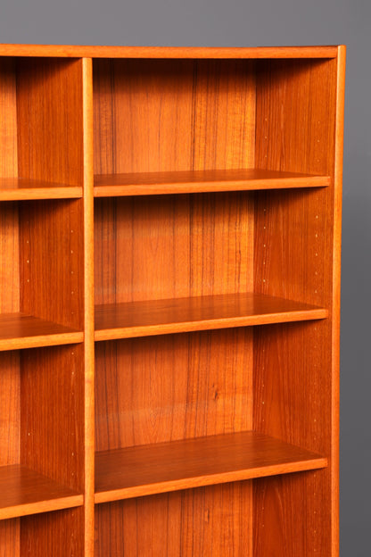 Traumhaftes Mid Century Regal Teak Holz Schrank Danish Design Retro Kommode Vintage Bücherregal 60er Jahre 1 von 2