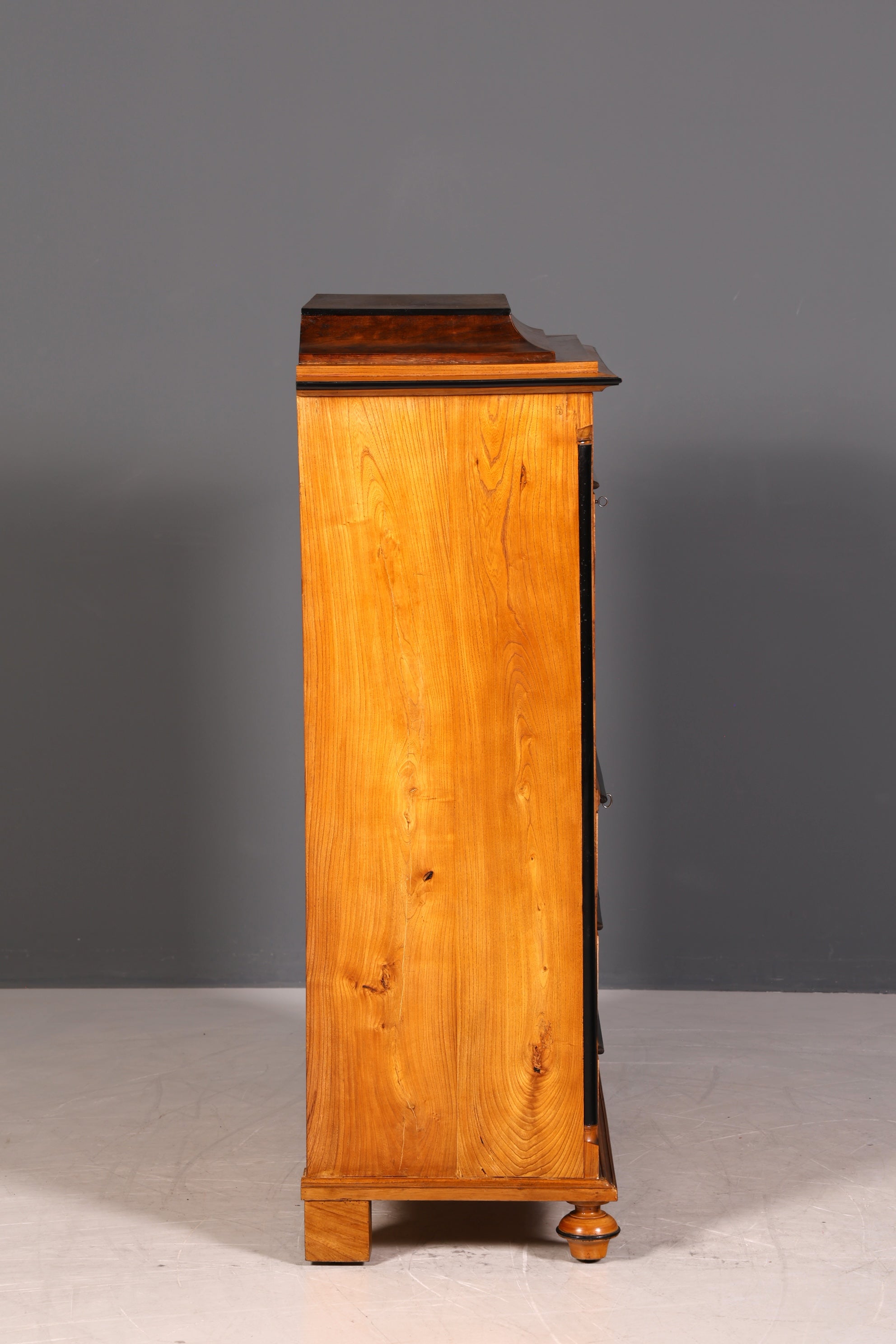 G614 Finish Cm Stilvoller Biedermeier Sekretär Louis Philippe Vertiko Antik Kommode Schreibkommode Office Desk (Kopie)