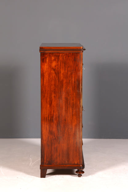 Stilvoller Louis Philippe Sekretär Vertiko Gründerzeit Kommode Chiffoniere Schubladenkommode