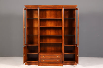 Wunderschöner Original Selva Bücherschrank Bücherregal Vitrine Regal Bibliothek Made in Italy Vintage