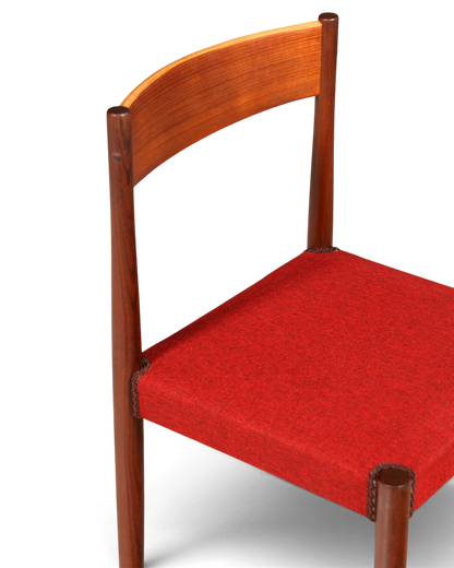 Eleganter Mid Century Stuhl Danish Design Vintage Esszimmerstuhl Retro Küchenstuhl Holz