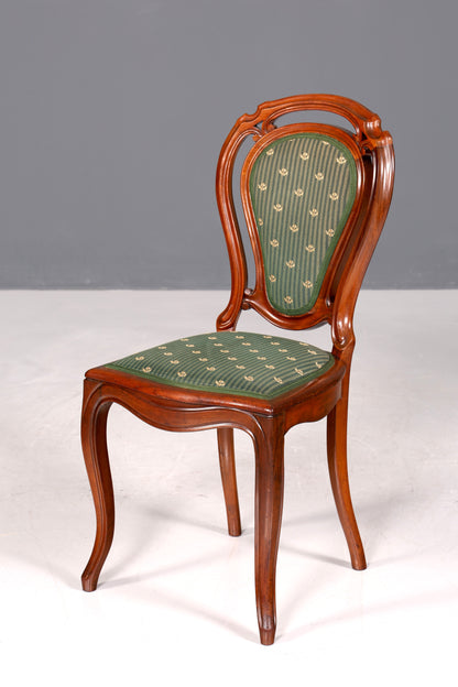 6x Traumhafte Louis Philippe Stühle um 1880 Biedermeier Stuhl Set Antik Esszimmer Stühle Küchenstuhlset