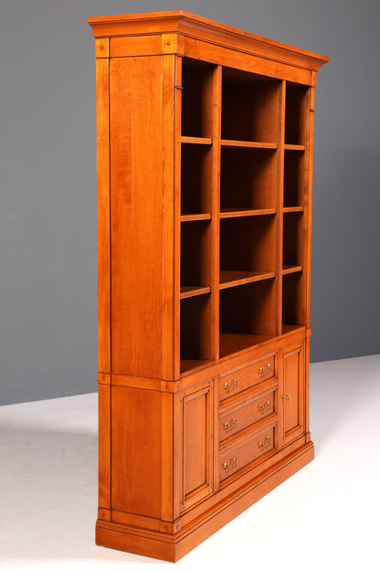 Traumhaftes Original Selva Bücherregal Antik Stil massiv Holz Regal Schrank Bibliothek