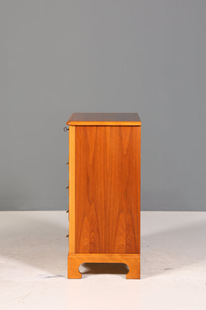 Traumhafte Englische Eibe Kommode echt Holz Vertiko Antik 60er Jahre Schubladenkommode