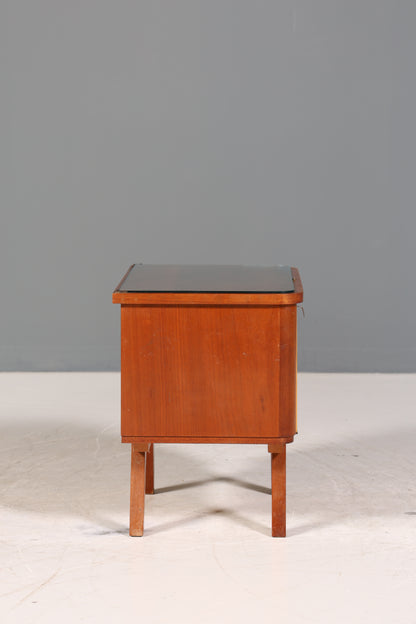 Wunderschöne Mid Century Kommode Vintage Klappschränkchen Retro Nachttisch 1 von 2