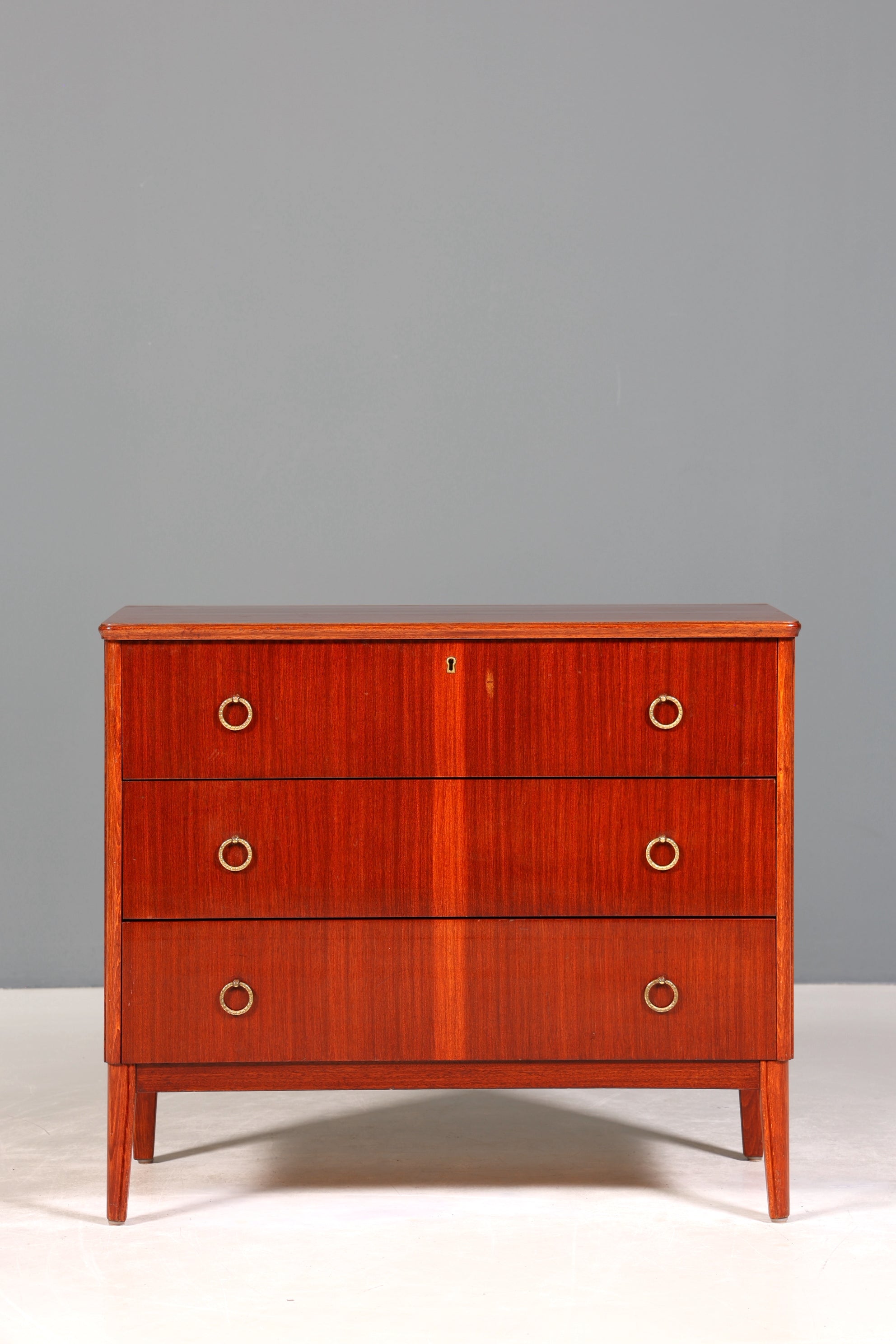 Stilvolle Mid Century Kommode Vintage Sideboard 60s Schubladenkommode Wäschekommode