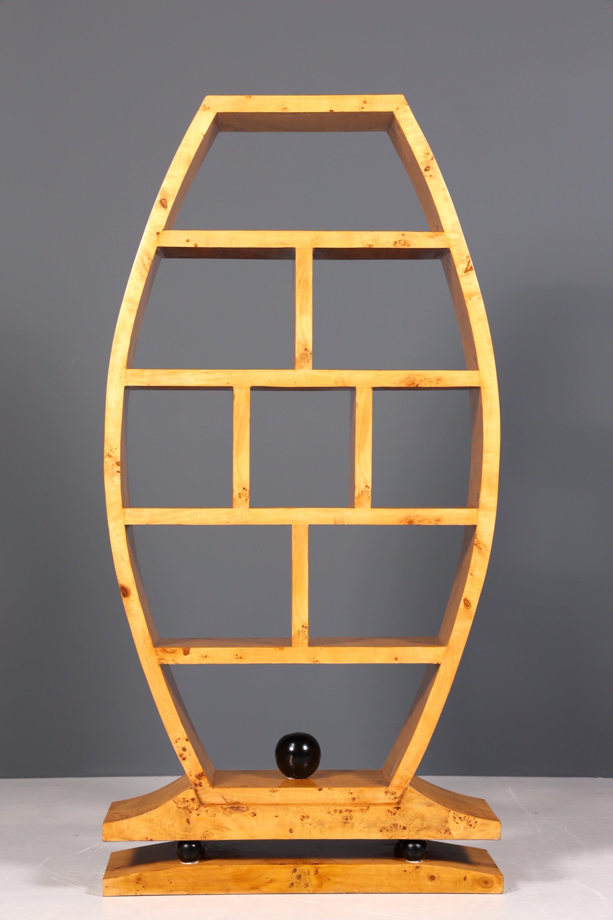 Beeindruckendes Art Deco Stil Bücherregal Birke Luxus Möbel Kult Schrankregal