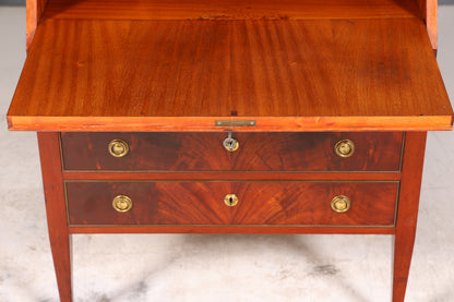 Edler Sekretär im Louis Seize Stil Büro Kommode Empire Englisch Schreibkommode Schreibtisch