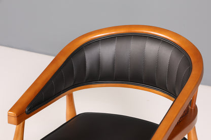 Edler Korbgeflecht Esszimmer Stuhl &quot;Malibu Black Plus&quot; Küchenstuhl Armlehnstuhl Buche Sekretär Stuhl