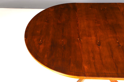 G067 Finish cm Wunderschöner Englischer Tisch ausziehbarer Esstisch Antik Stil 60s Küchentisch Eibe