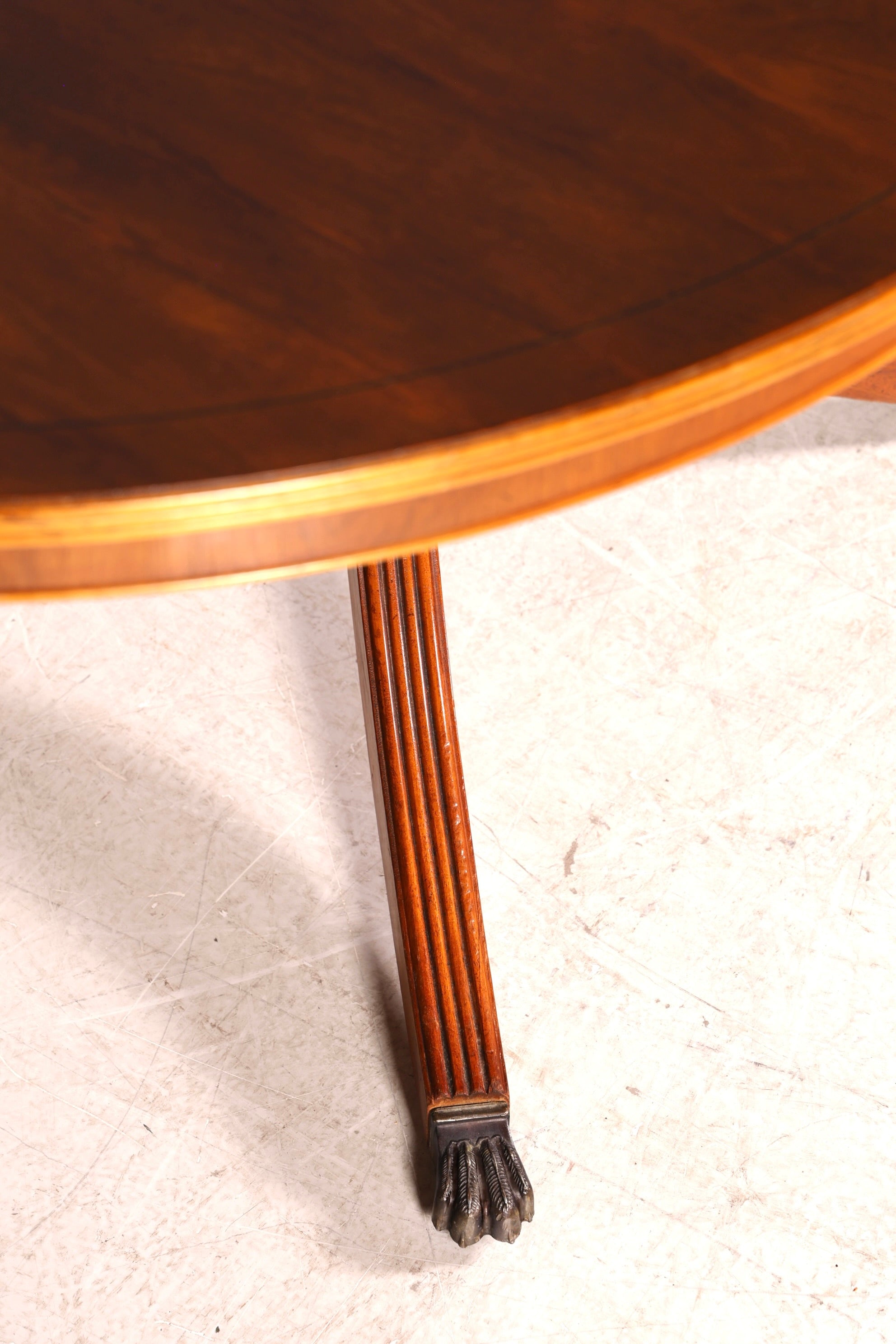 G067 Finish cm Wunderschöner Englischer Tisch ausziehbarer Esstisch Antik Stil 60s Küchentisch Eibe