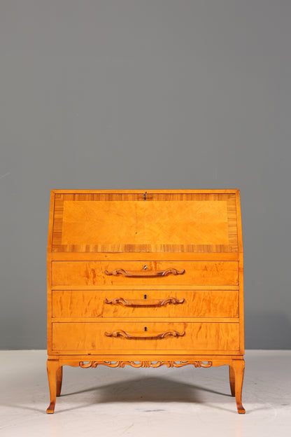 Traumhafter Sekretär um 1930 Büro Kommode echt Holz Sekretär Schreibtisch Kommode