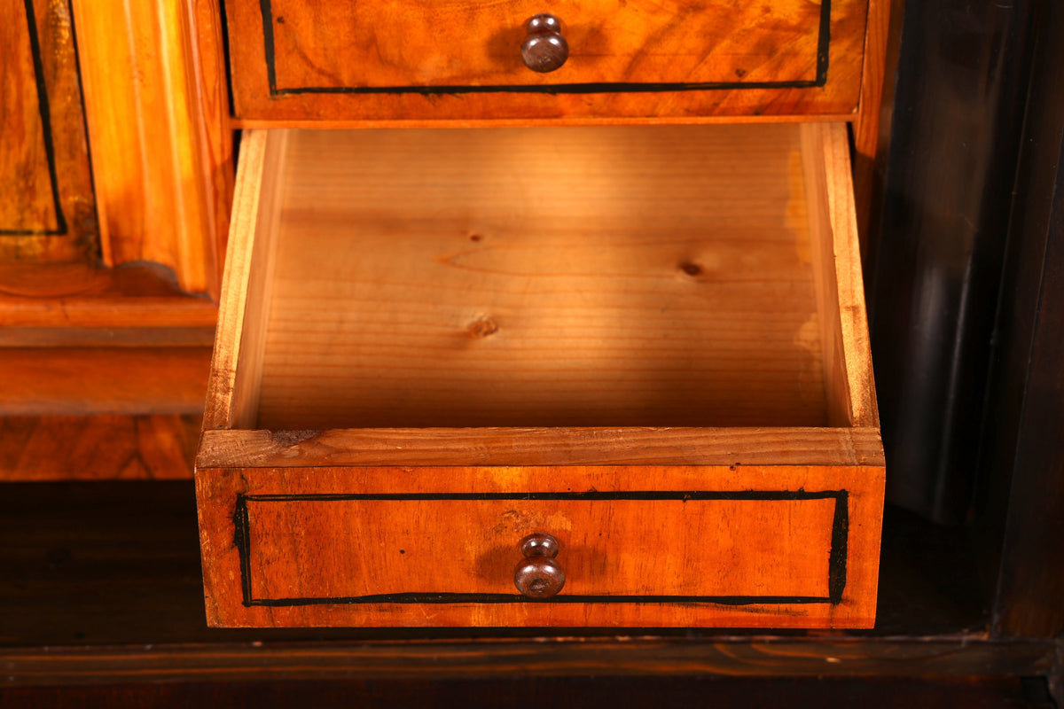 Traumhafter Louis Philippe Sekretär Vertiko Biedermeier Kommode Schubladenkommode