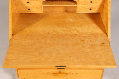 Edler Sekretär um 1930 Büro Kommode Kirschholz Sekretär Schreibtisch Kommode