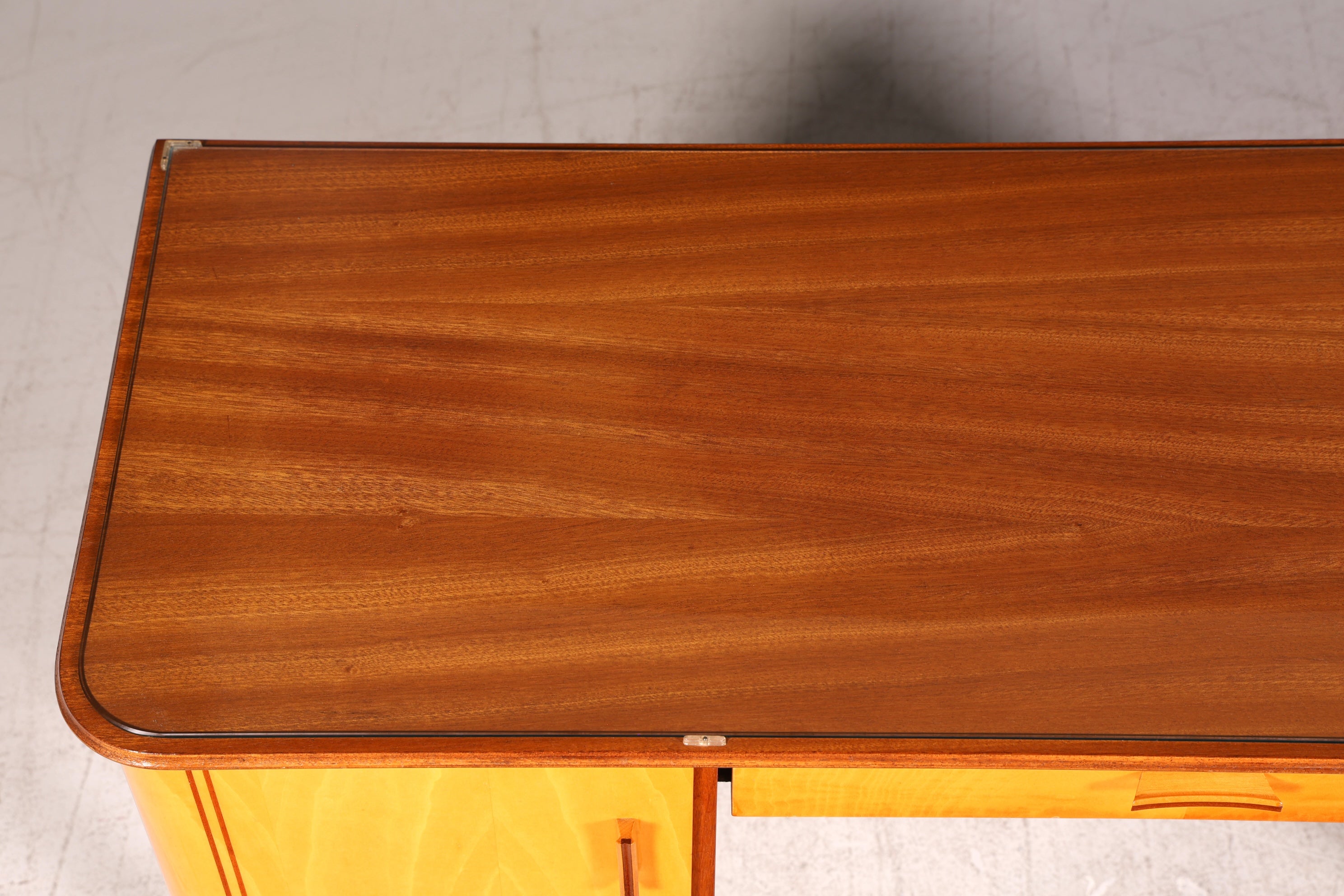 Wunderschöner Mid Century Schreibtisch Bürotisch Vintage Office Table Holz 60s