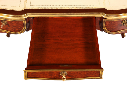 G078 Finish - Louis XV Barock Schreibtisch usw. Messing Zarge, Preis muss ich noch recherchieren