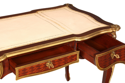 G078 Finish - Louis XV Barock Schreibtisch usw. Messing Zarge, Preis muss ich noch recherchieren