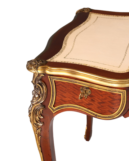 G078 Finish - Louis XV Barock Schreibtisch usw. Messing Zarge, Preis muss ich noch recherchieren