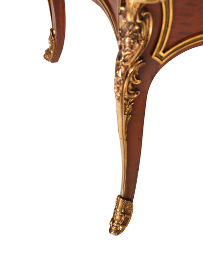 G078 Finish - Louis XV Barock Schreibtisch usw. Messing Zarge, Preis muss ich noch recherchieren