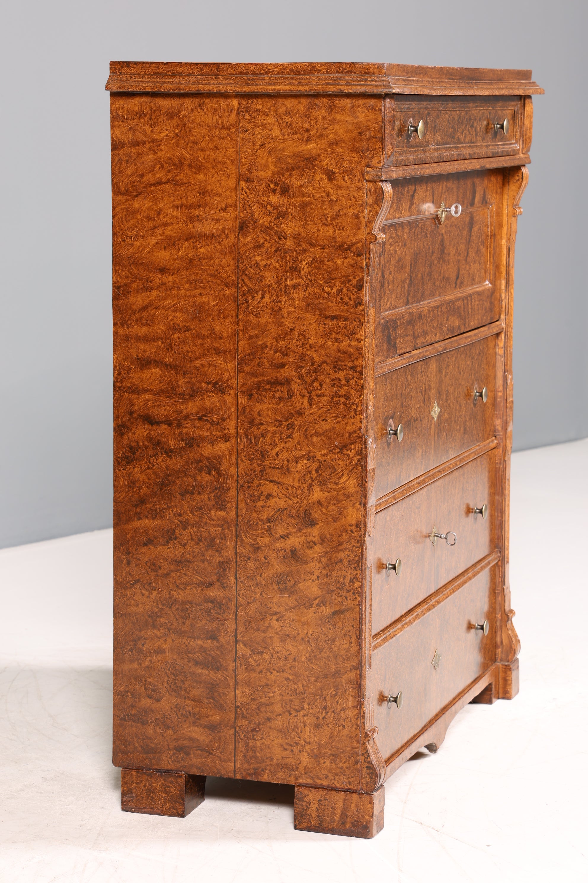 Wunderschöner Antik Sekretär um 1900 Kommode Vertiko Bürokommode Schreibtisch