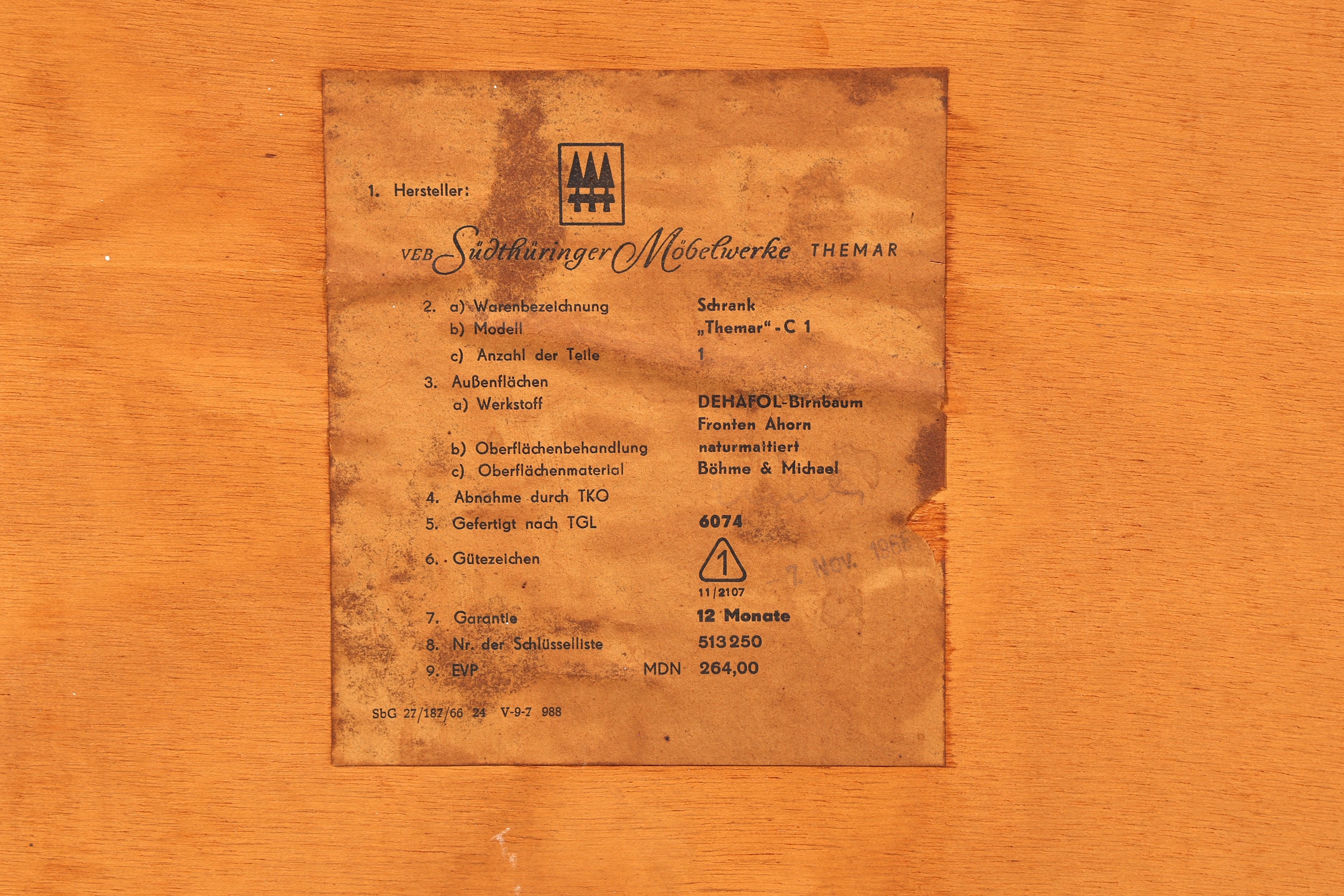 Wunderschönes Mid Century Sideboard Vintage Kommode TV Schrank 60s