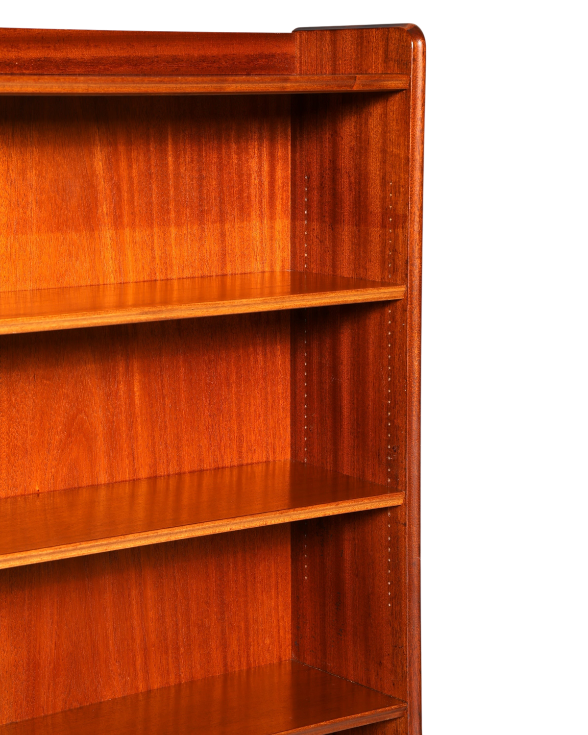 G088 Finish cm Schlichtes Mid Century Regal Vintage Bücherregal Schrank Buchablage 60s Bookshelf