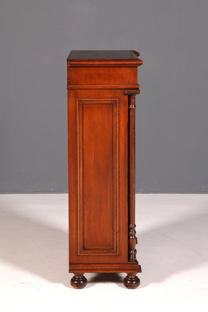 G089 Finish cm SELVA Wunderschöne Englische Kommode Holz TV Schrank Antik Sideboard