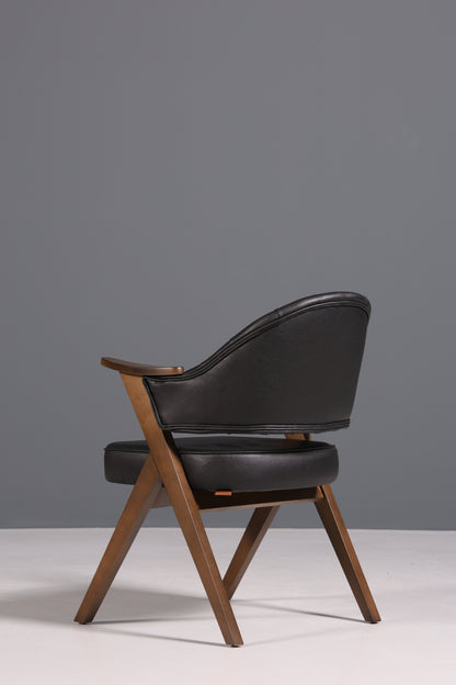 Luxuriöser &quot;Manchester Black&quot; Stuhl Chesterfield Stil  Bürostuhl Esszimmerstuhl Lounge Stuhl