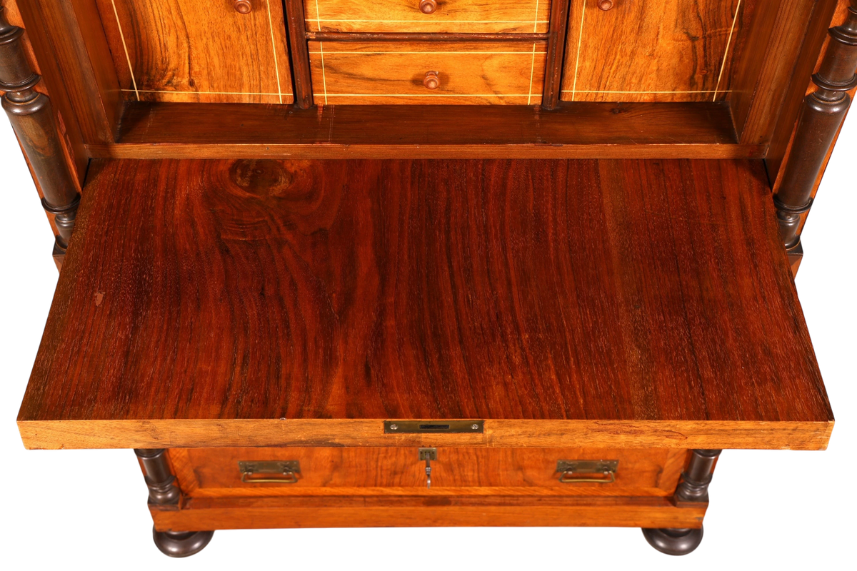 Traumhafter Gründerzeit Sekretär Jugendstil Kommode Antik Schubladenkommode Vertiko Highboard