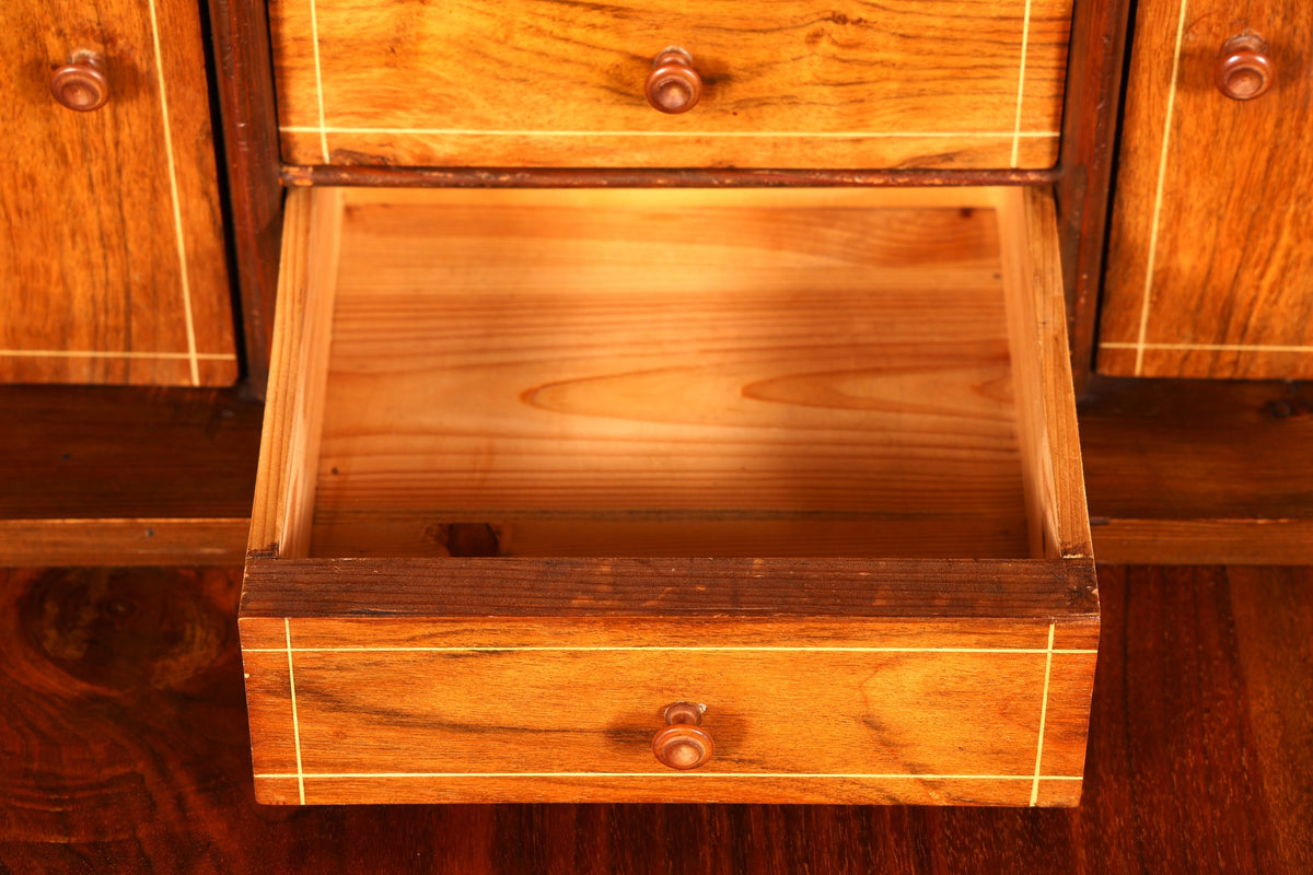Traumhafter Gründerzeit Sekretär Jugendstil Kommode Antik Schubladenkommode Vertiko Highboard