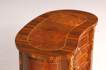 Stilvolle Barock Stil Kommode Antik Stil Beistelltisch Messing Schränkchen