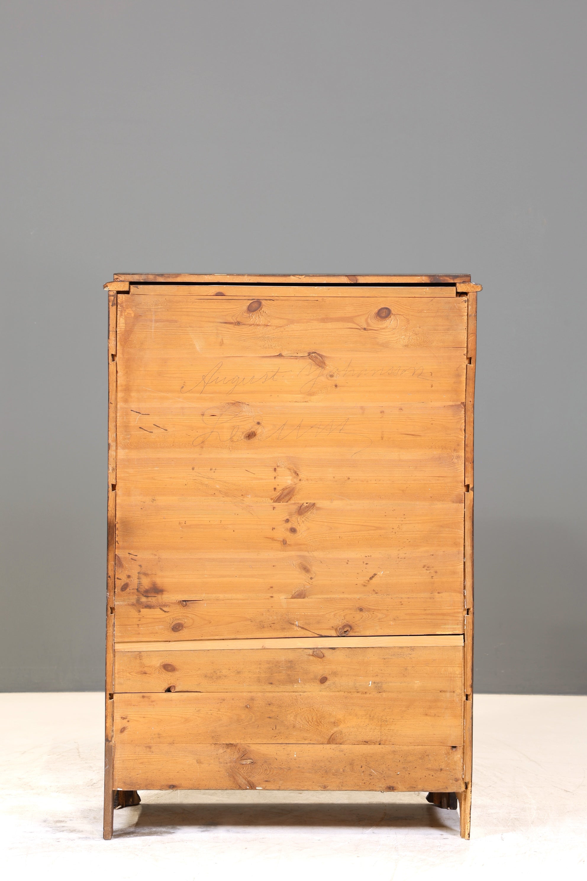 Stilvoller Gründerzeit Sekretär Vertiko Nussbaum Jugendstil Highboard Kommode um 1880