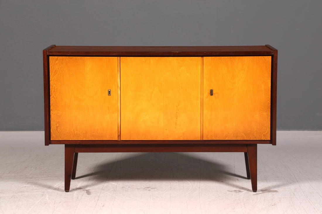 Beautiful Mid-Century Sideboard, Vintage TV Cabinet, 1960s Wooden Buffet Dresser