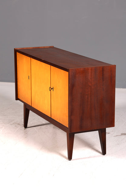 Wunderschönes Mid Century Sideboard Vintage TV Kommode Schrank Anrichte 60s Holz