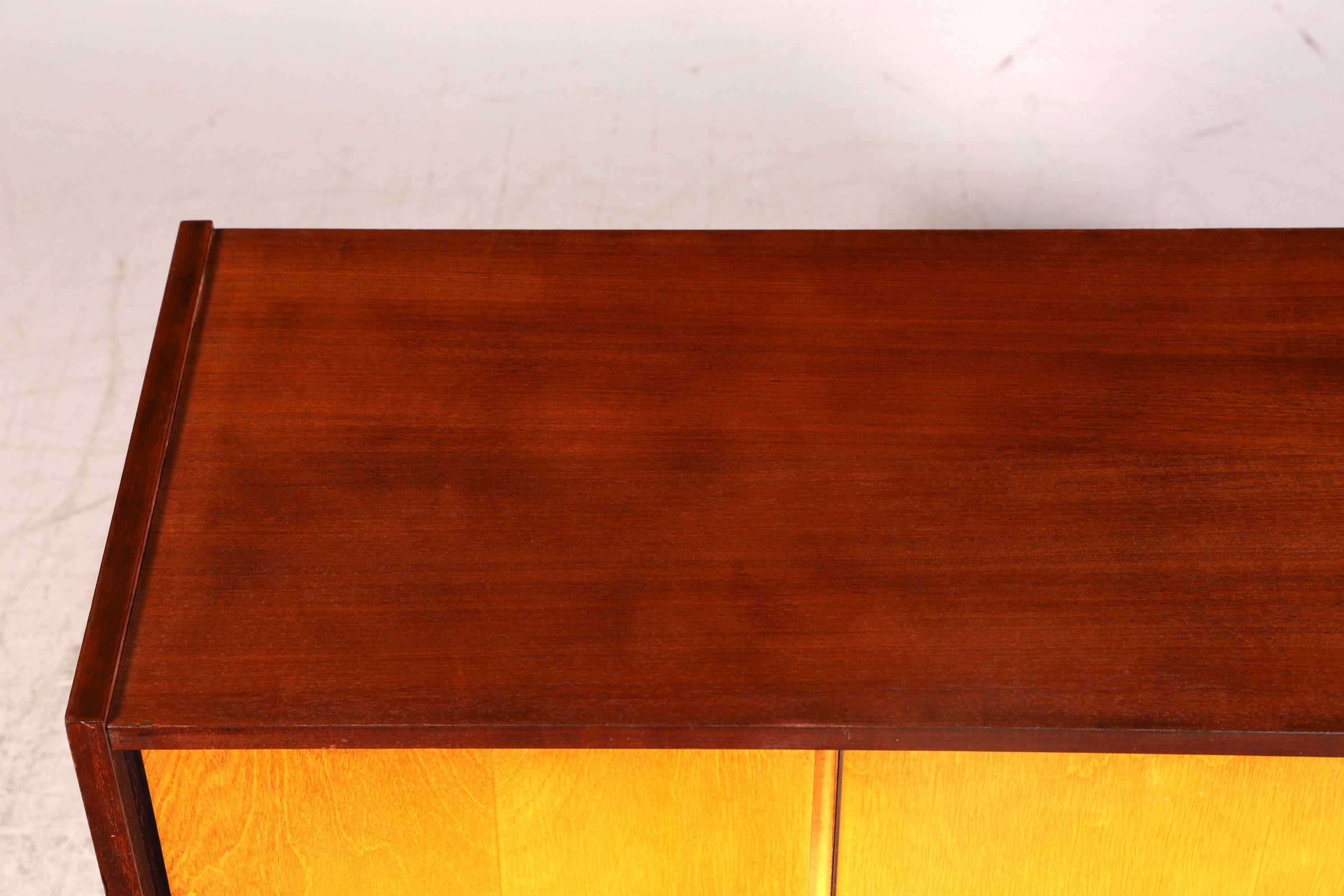 Wunderschönes Mid Century Sideboard Vintage TV Kommode Schrank Anrichte 60s Holz