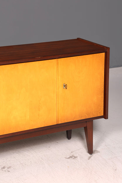 Wunderschönes Mid Century Sideboard Vintage TV Kommode Schrank Anrichte 60s Holz