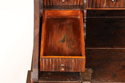 Beeindruckender Biedermeier Sekretär Louis Seize Aufsatzsekretär um 1810 Schreibkommode Büroschrank Kommode