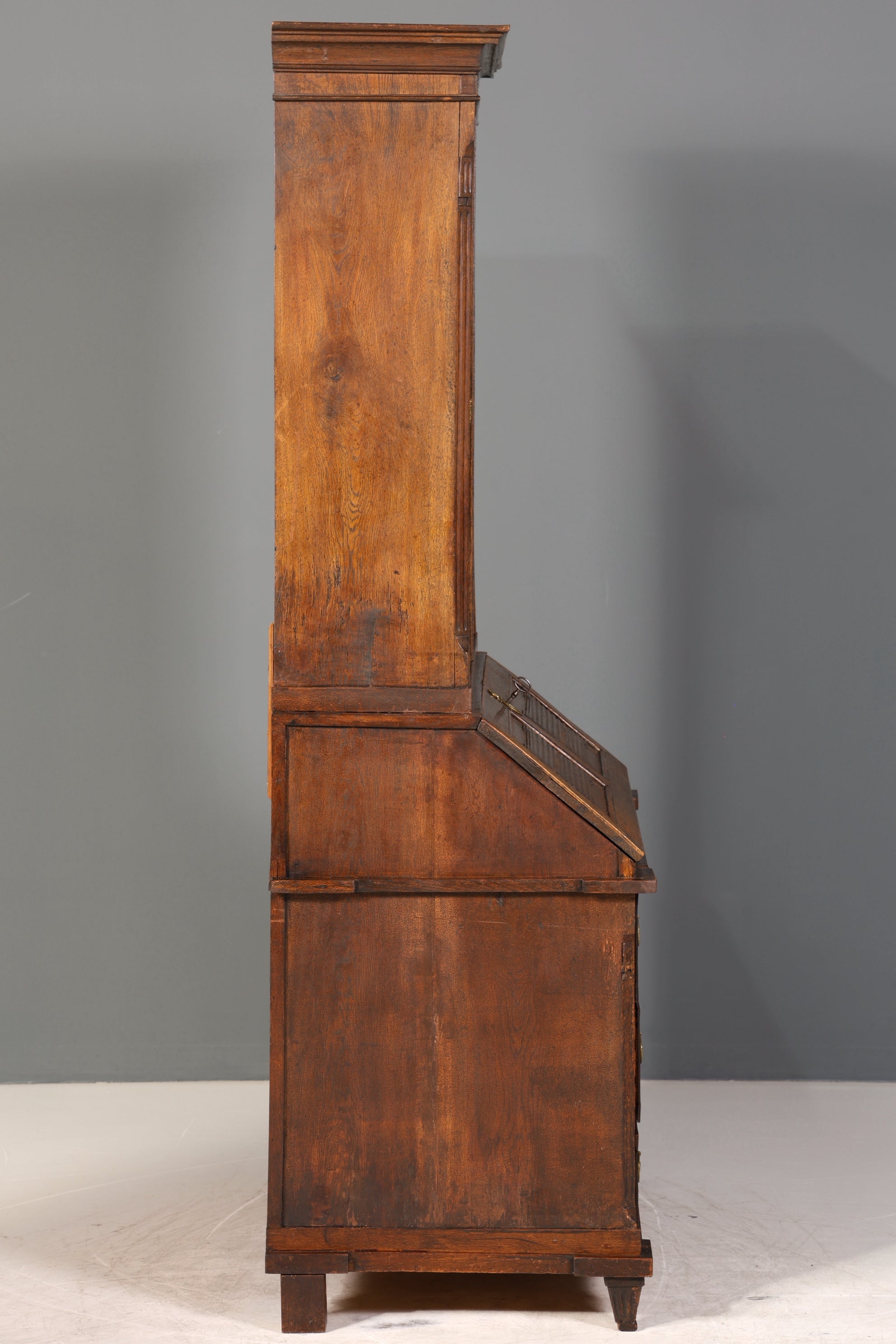 Beeindruckender Biedermeier Sekretär Louis Seize Aufsatzsekretär um 1810 Schreibkommode Büroschrank Kommode