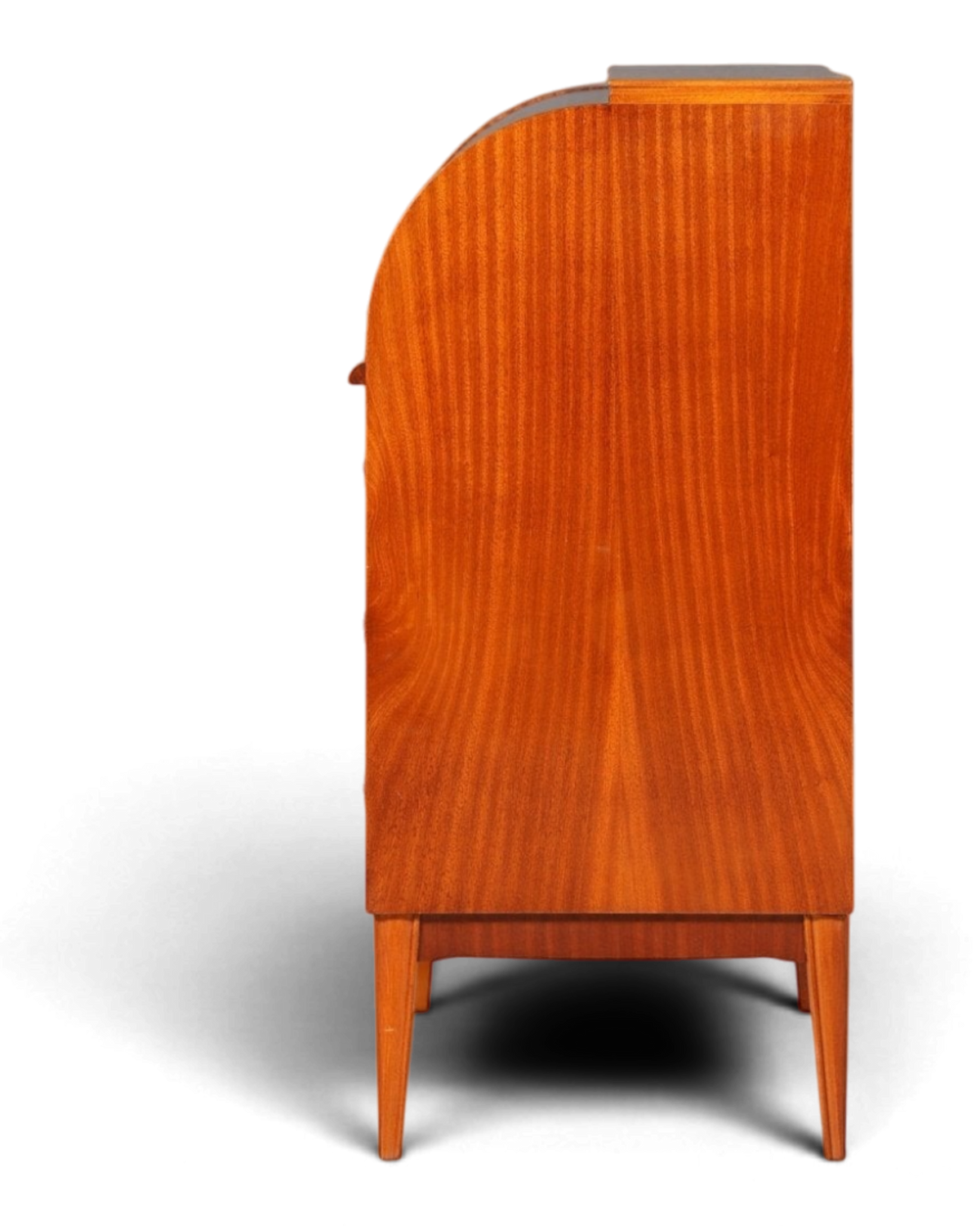 Wunderschöner Mid Century Rollladen Sekretär echt Holz Büro Schrank Vintage Schreibkommode