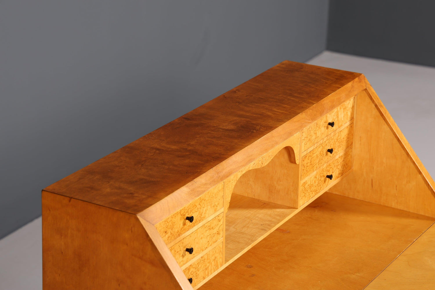 Wunderschöner Sekretär im Biedermeier Stil um 1940 Schreibmöbel echt Holz Office Kommode Schreibtisch