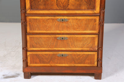 Edler Gründerzeit Sekretär Vertiko Highboard Jugendstil Kommode Schrank um 1880