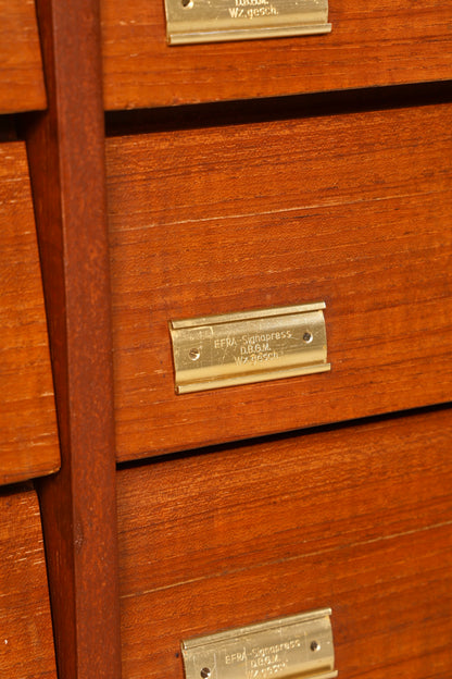 G113 Finish Wunderschöne Mid Century Kommode Vintage Bauhaus Apotheker Schrank Retro Schubladenkommode