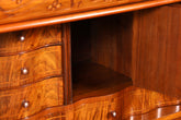 Traumhafter Louis Philippe Sekretär um 1870 Vertiko Nussbaum Highboard Kommode Sekretär Schrank
