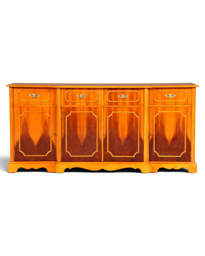 Traumhaftes Englisches Sideboard Eibe Schrank Antik Stil Buffetschrank Kommode