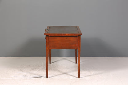 Wunderschöner Englischer Schreibtisch echt Lederauflage Bürotisch Antik Stil Office Desk