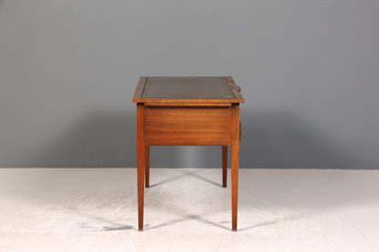 Wunderschöner Englischer Schreibtisch echt Lederauflage Bürotisch Antik Stil Office Desk