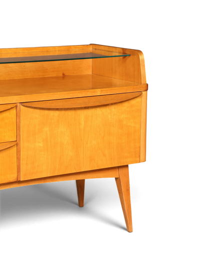 Original Hellerau Schrank Franz Ehrlich Mid Century Sideboard Lowboard DDR Design